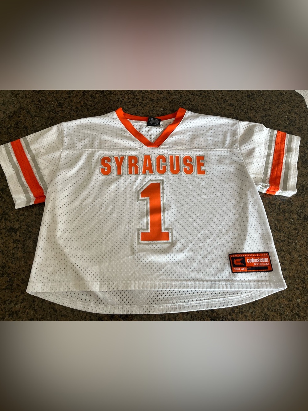 Syracuse Orange Mesh Cropped women’s jersey